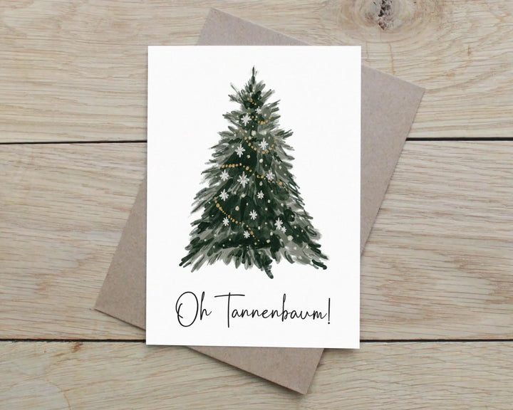 Weihnachtskarte "Oh Tannenbaum" - raschekraenzedevelopment